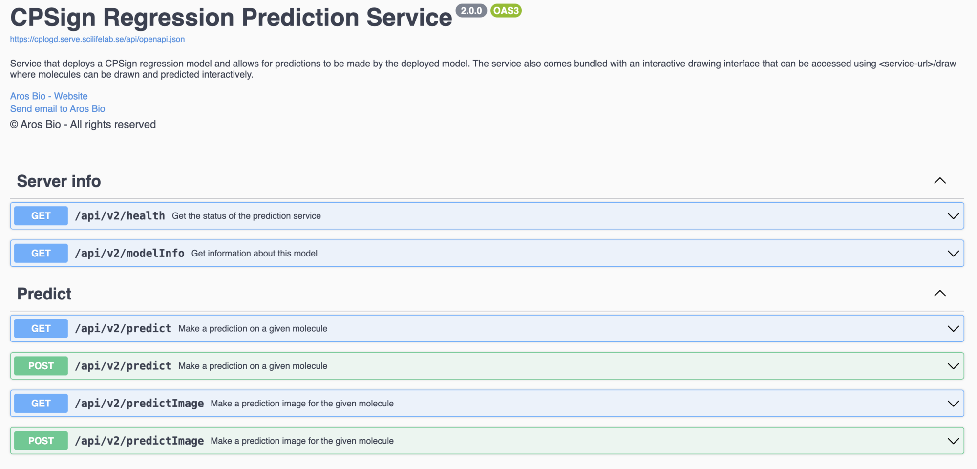 img of Model serving application